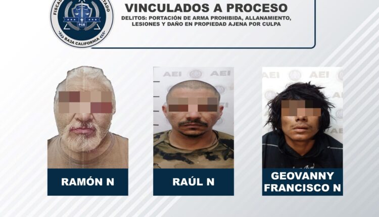 Vincula A Proceso Fge A Tres Sujetos En Ensenada En Linea Bc