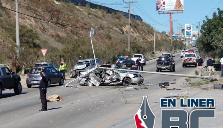 Muere automovilista en accidente vehicular – En Linea BC