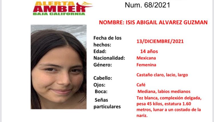 Emiten Alerta Amber Para Localizar A Isis Abigail En Linea Bc