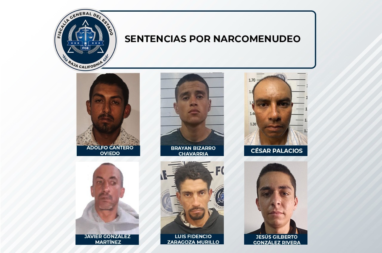 Sentencian a prisión a narco menudistas de Tijuana En Linea BC